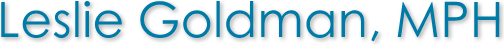 Leslie Goldman, MPH